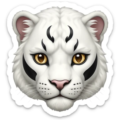 white panther emoji. As one would see on discord, that looks like Samuel Ayers from "The Smoke Room". sticker