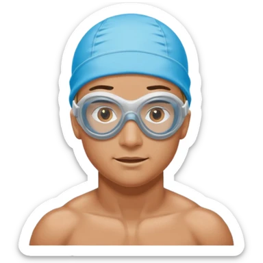 swim champion sticker