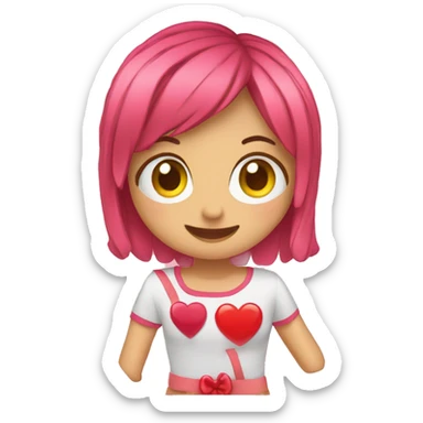 emoji enamorado fiestero sticker