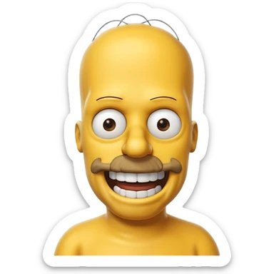 the simpsons, Different every character, only one at a time. sticker