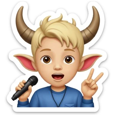 Farm gay karaoke child labor demon sticker