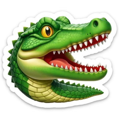 Crocodile sticker