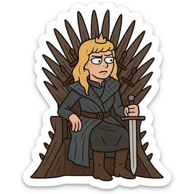 Game of Thrones inspired scene sticker