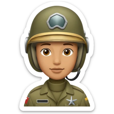 army soldier  PLANE helmet  sticker