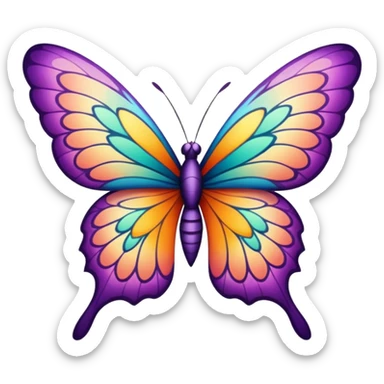 Mariposa sticker