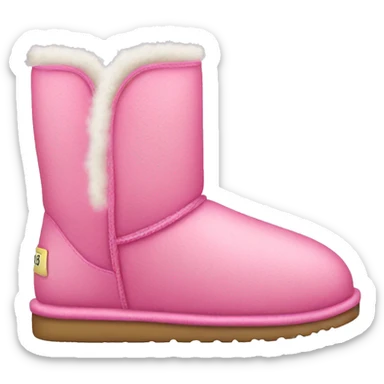 Pink uggs sticker