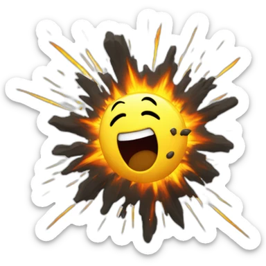 Explosion de rire  sticker