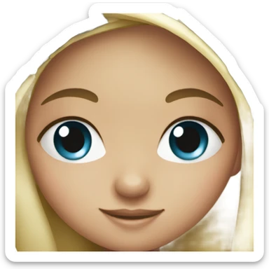 girl with diamond  sticker