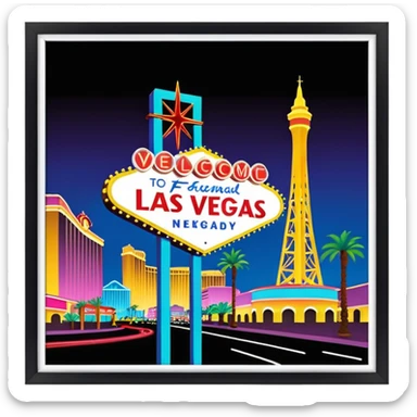 Vegas sticker