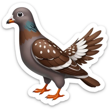 pigeon playing Roblox sticker
