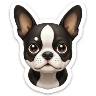Boston terrier sticker