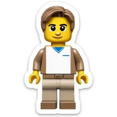 roger federer lego full body sticker