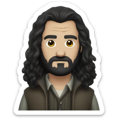 short haired Hagrid from the alan wake universe sticker