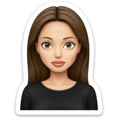 Angelina Jolie up to the waist sticker