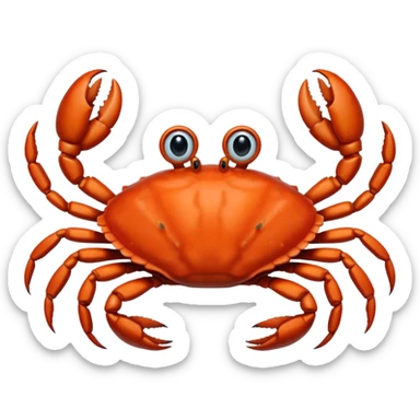 Ferris crab rust programming language sticker