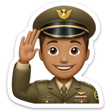 🫡 but with a smile sticker