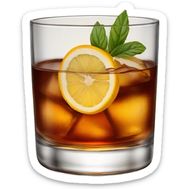 old fashioned cocktail  sticker