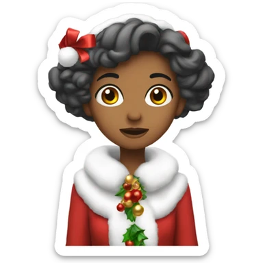 blanca navidad sticker