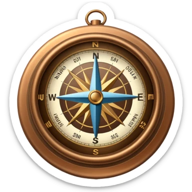 compass sticker