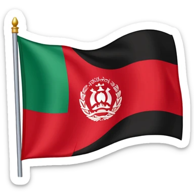 Afghanistan flag sticker