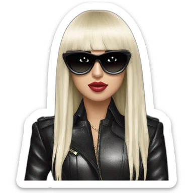 Lady Gaga On The Fame ERA sticker