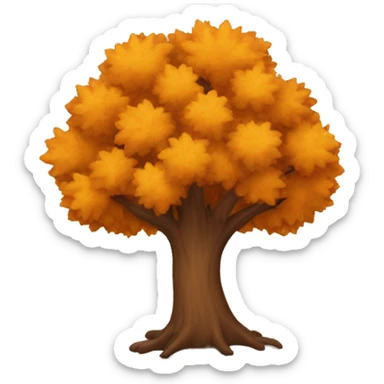 Autumn tree  sticker
