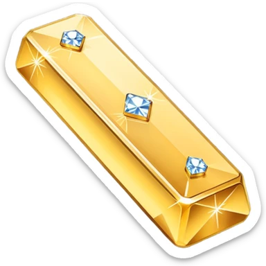 create a golden diamond bar emoji  the most attractive any one or all of them ill choose it should be fully golden sticker