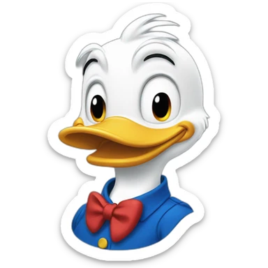 donald duck sticker