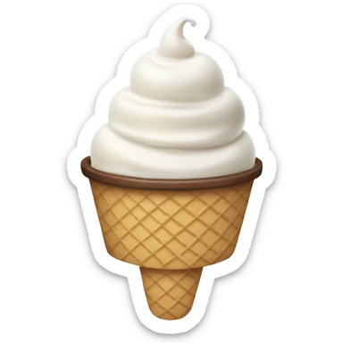 bowl of ice cream  sticker