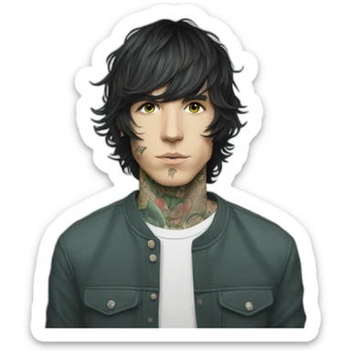 Oliver sykes sticker
