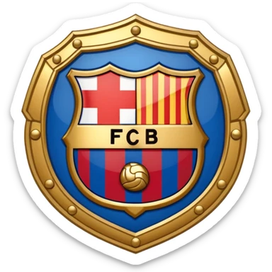 Escudo del Barcelona sticker