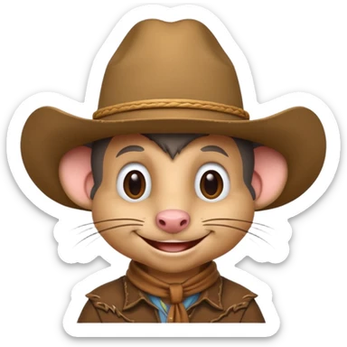 Combine 🐀 and 🤠 sticker