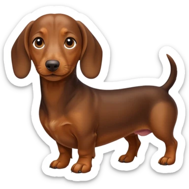 dachshund sticker