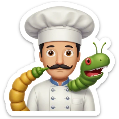 Bobs burgers mustache really giving it to a caterpillar sticker