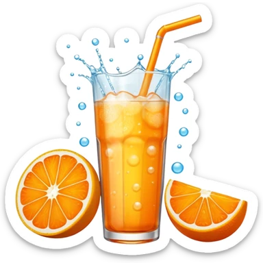energy drink citrus explosion sticker