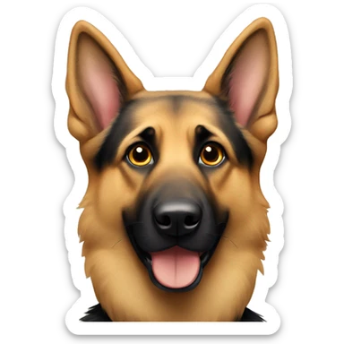 German Shepherd sticker