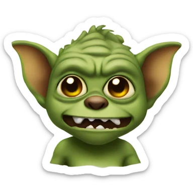 Alcoholic gremlin sticker