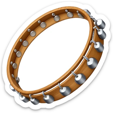 Tambourine sticker