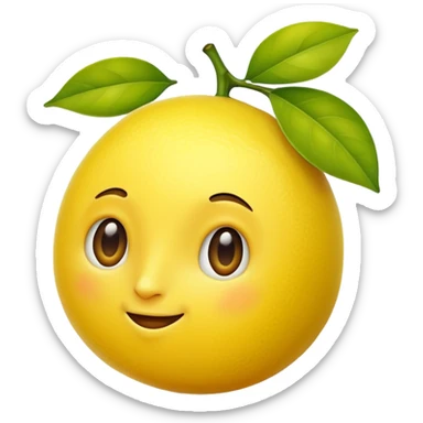 Lemon sticker
