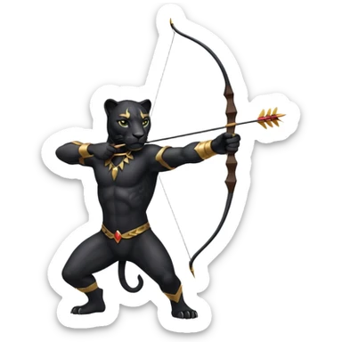 panther archer sticker