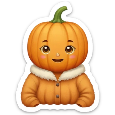Pumpkin spice softcore indie sticker