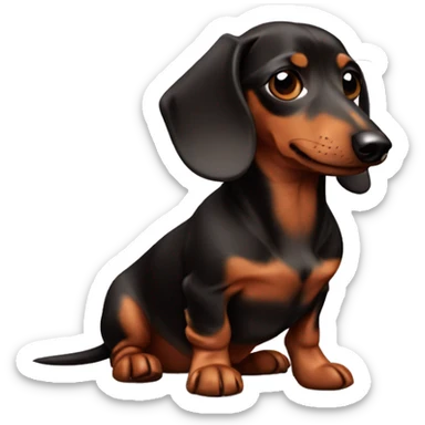 Miniature dachshund  sticker