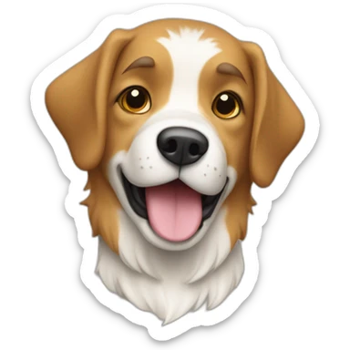 Chien qui bois une bière sticker