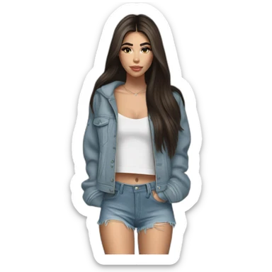 Madison beer full body sticker
