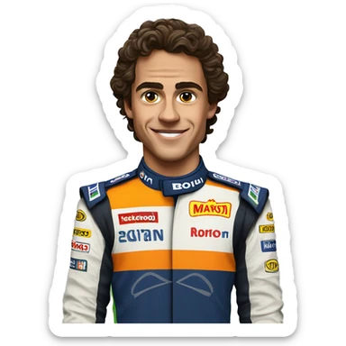 Lando Norris from F1 sticker