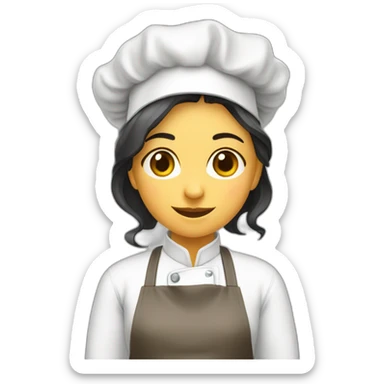 cocinera enojada sticker