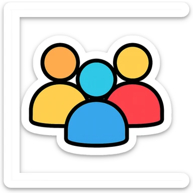 group of people sticker