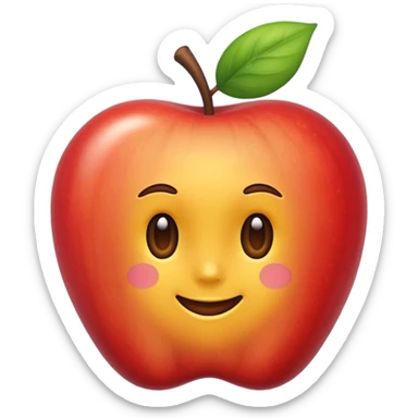 the word 'Innet' with each letter as a different apple-style emoji character sticker