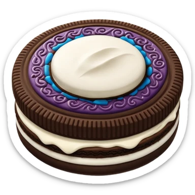 Oreo cookie sticker