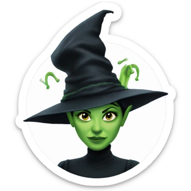 Elphaba from wicked sticker